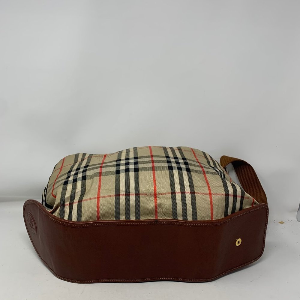 BURBERRY Multi Fabric Shoulder Bag authentic - Picture 6 of 8